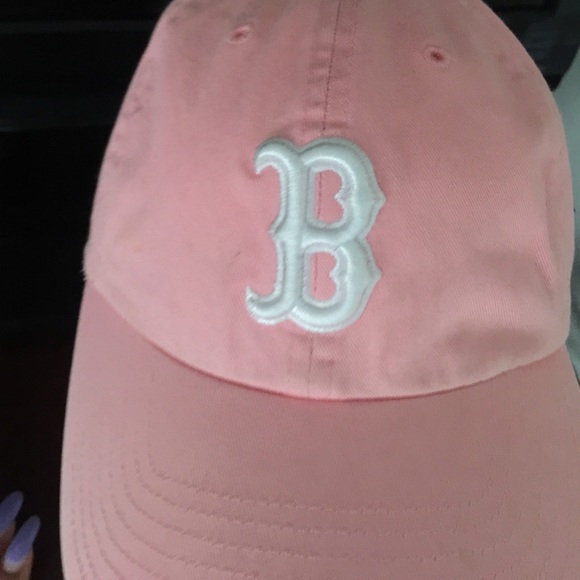 Pink baseball reds six hat - Picture 2 of 3